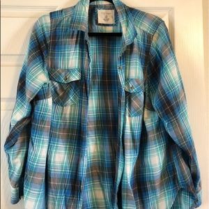 Blue flannel